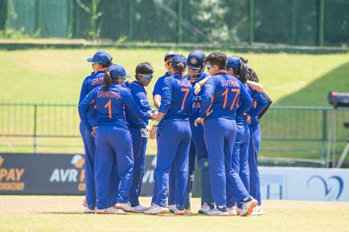 India women’s team during the tour of Sri Lanka. Pic: BCCI