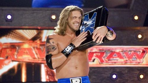 WWE Hall of Famer Edge holding the briefcase