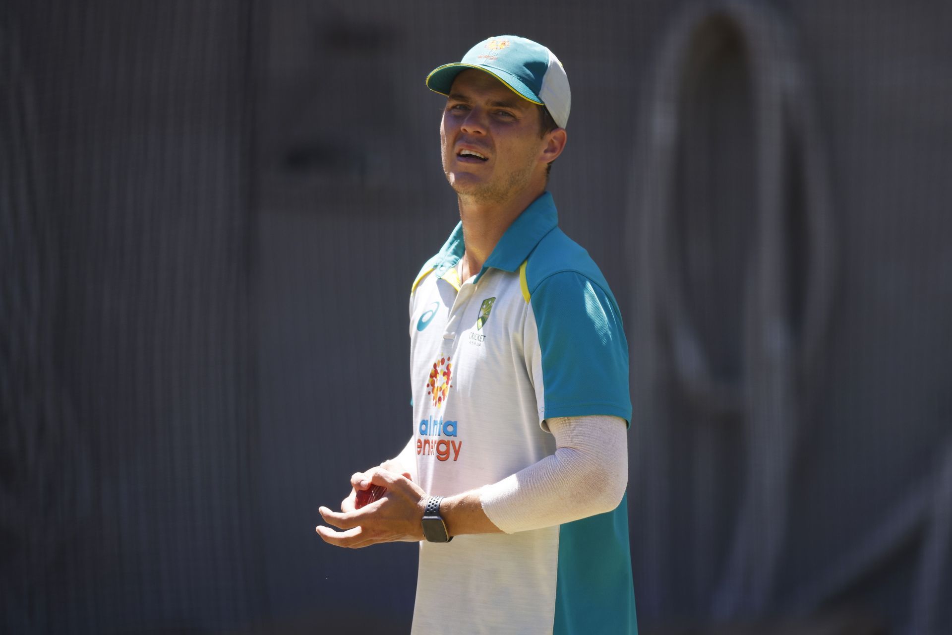 Mitchell Swepson made his Test debut against Pakistan. (Credits: Getty)