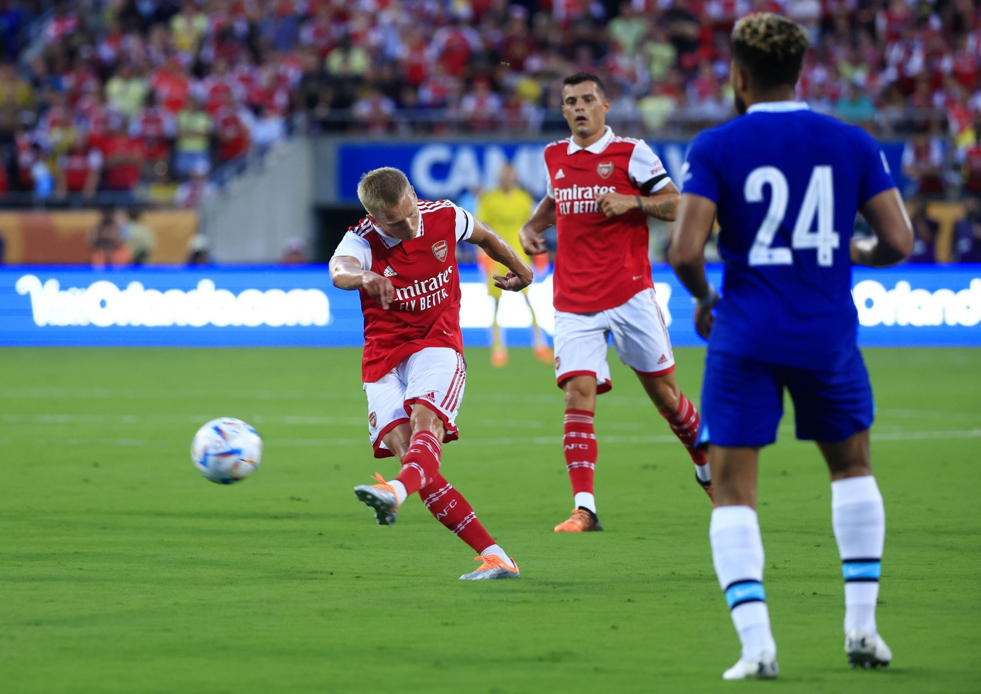 Oleksandr Zinchenko moved to the Emirates this summer.