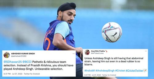 Arshdeep Singh will have to wait for his ODI debut. (Credit: Twitter)