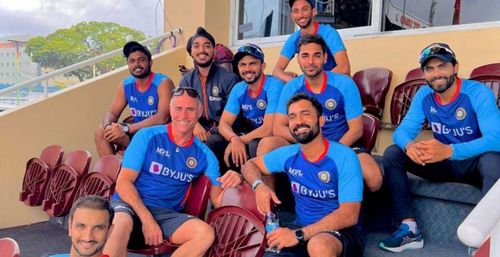 The players worked on their mental aspects with Paddy Upton ahead of final ODI against West Indies. (Credit: Instagram)