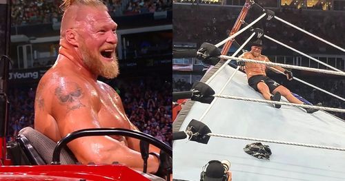 Lesnar had one of his greatest nights ever at SummerSlam despite his loss to Roman Reigns