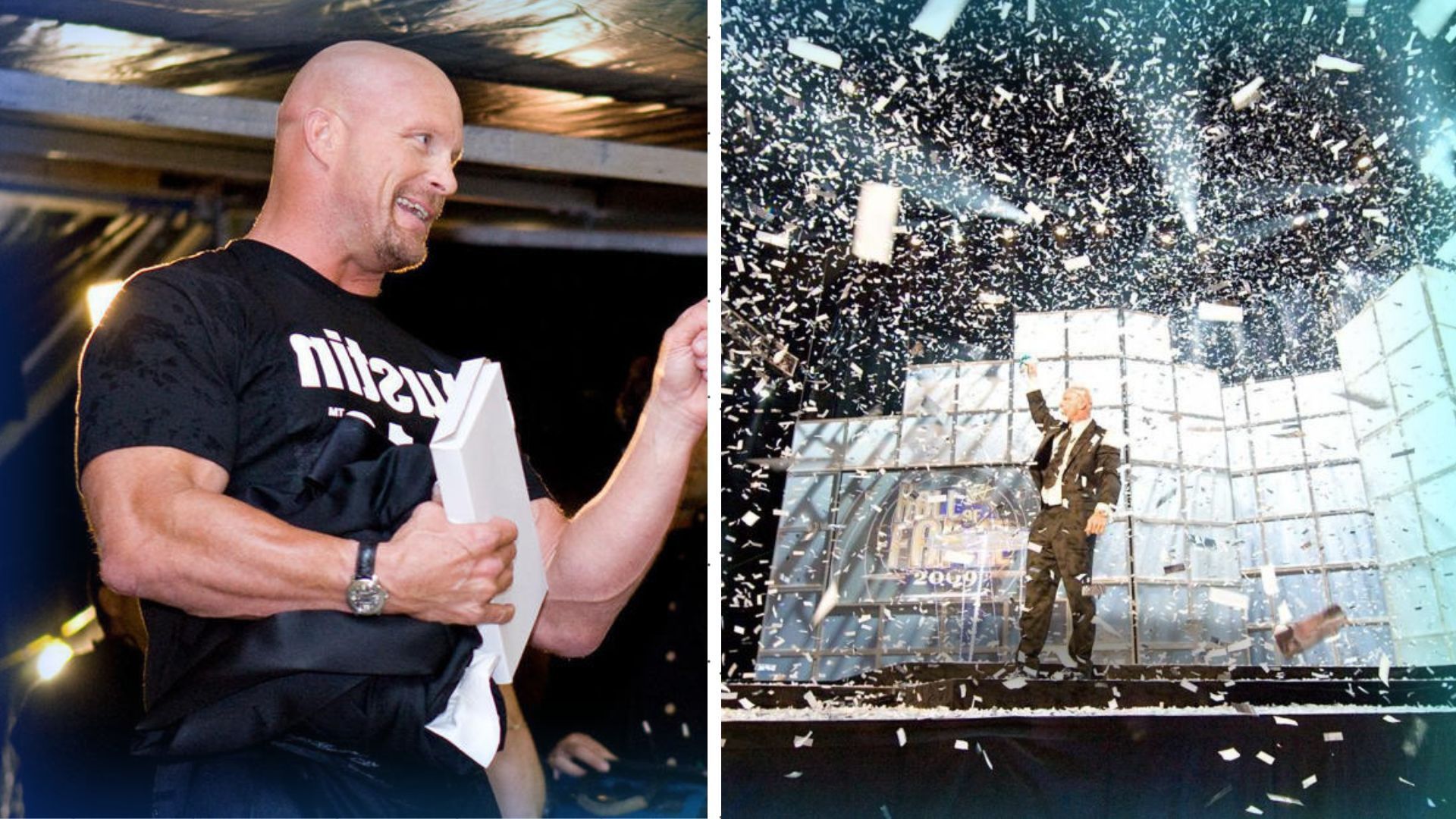 Steve Austin was inducted into the Hall of Fame class of 2009