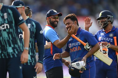 Rohit Sharma's men completed the tour of England with a memorable win. (Image: Getty)