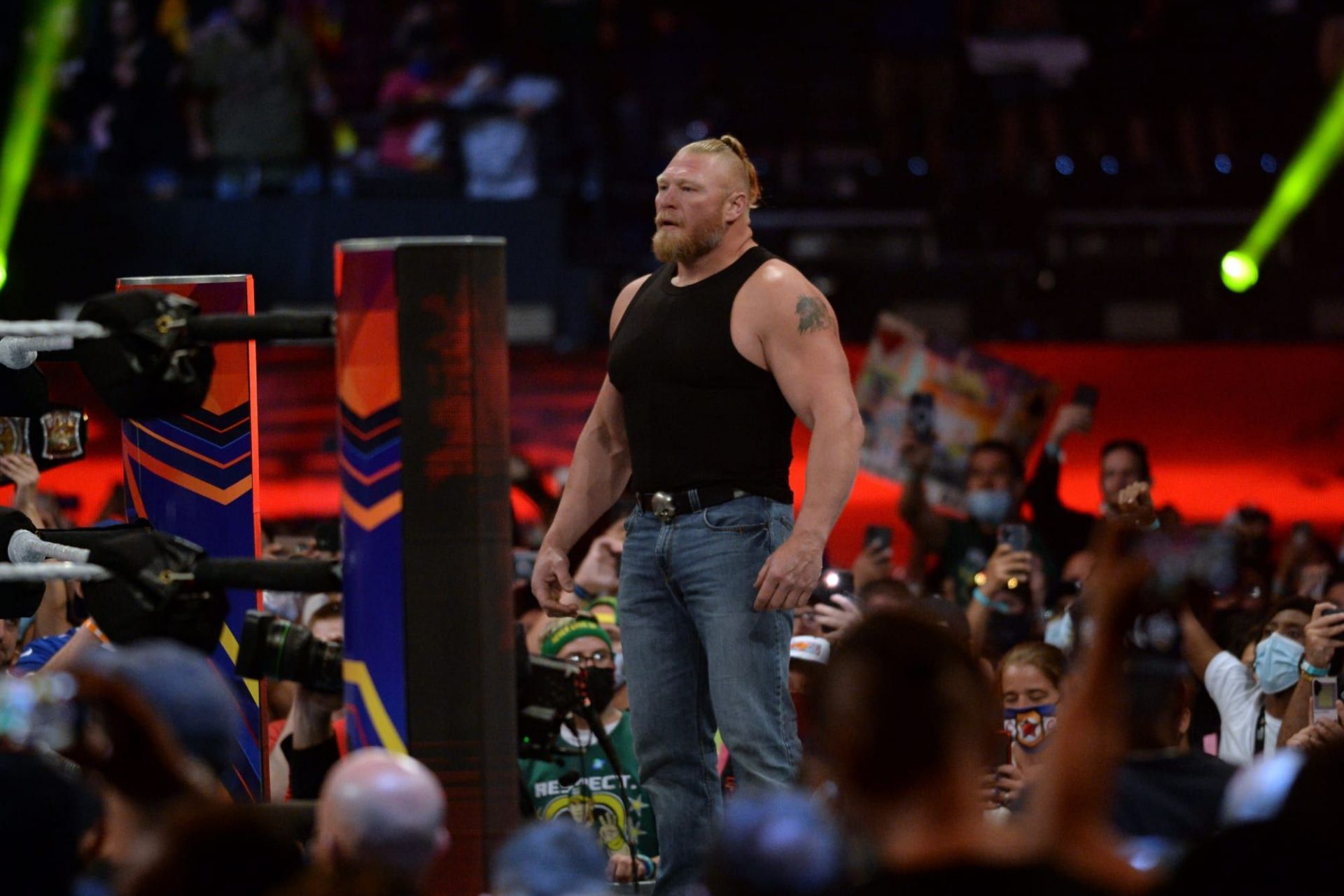 Brock Lesnar returned with a new look.