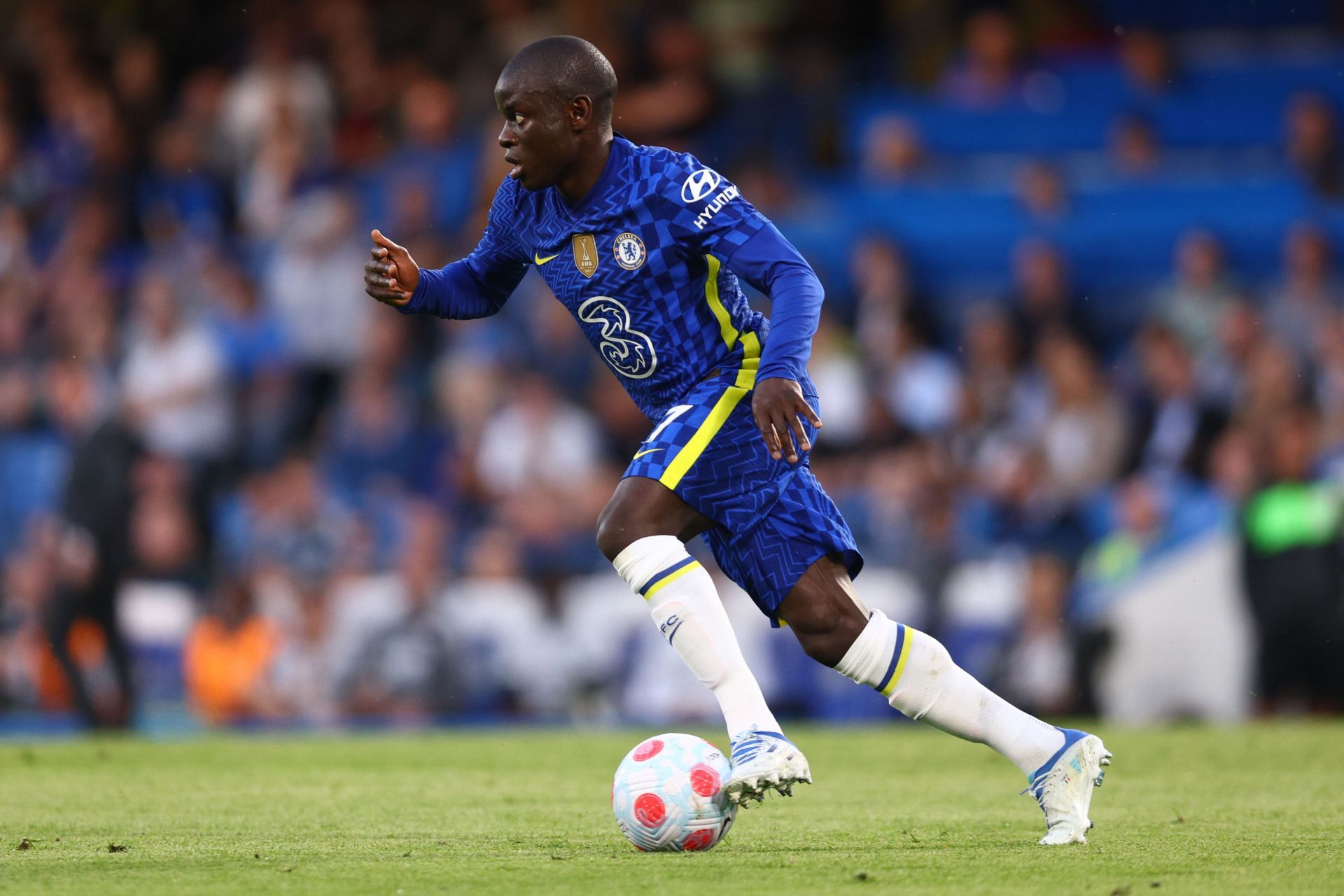 N'Golo Kante in action for Chelsea