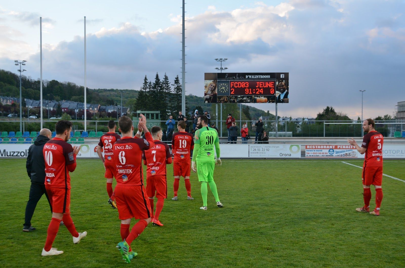 Differdange will face Olimpija in UEFA Europa Conference League qualifying on Thursday.