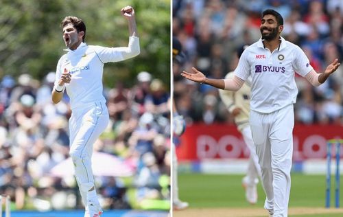 Shaheen Afridi (L) and Jasprit Bumran (R)