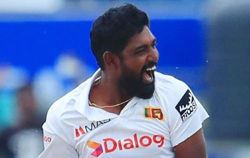 Prabath Jayasuriya picked up eight wickets in the second Test vs Pakistan.