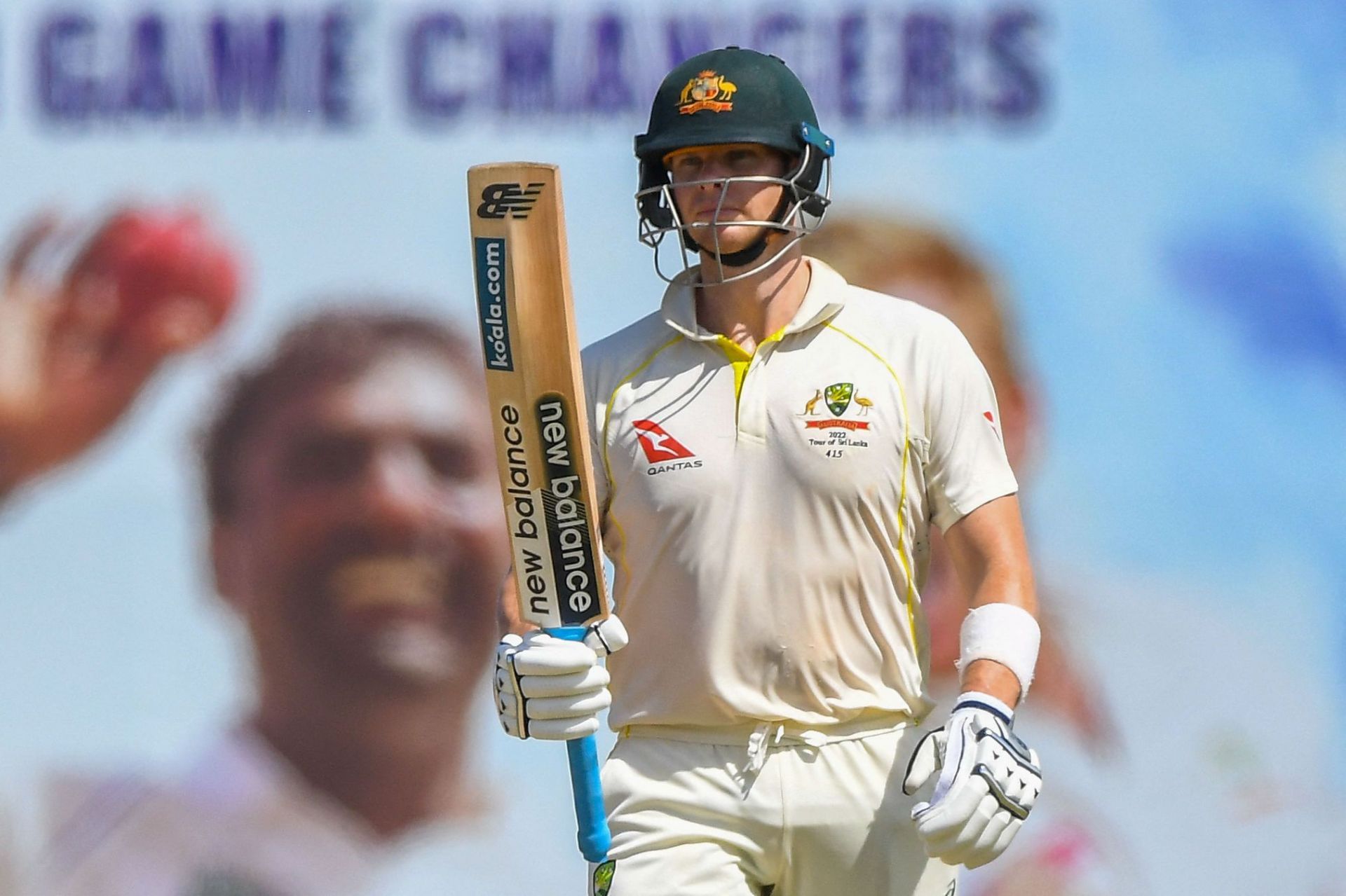 Steve Smith remained unbeaten at 109 off 212 balls. (Credits: Getty)