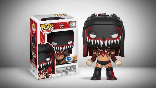 While not overly valuable ($44), "The Demon" Finn Balor Funko Pop is a very POP-ular collector's item...