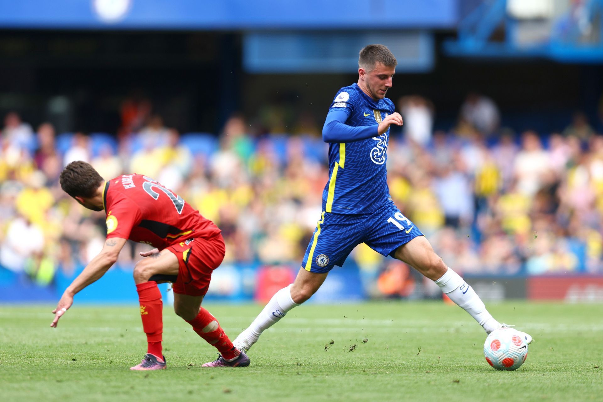 Mason Mount (right) is expected to begin negotiations to extend his stay at Stamford Bridge.