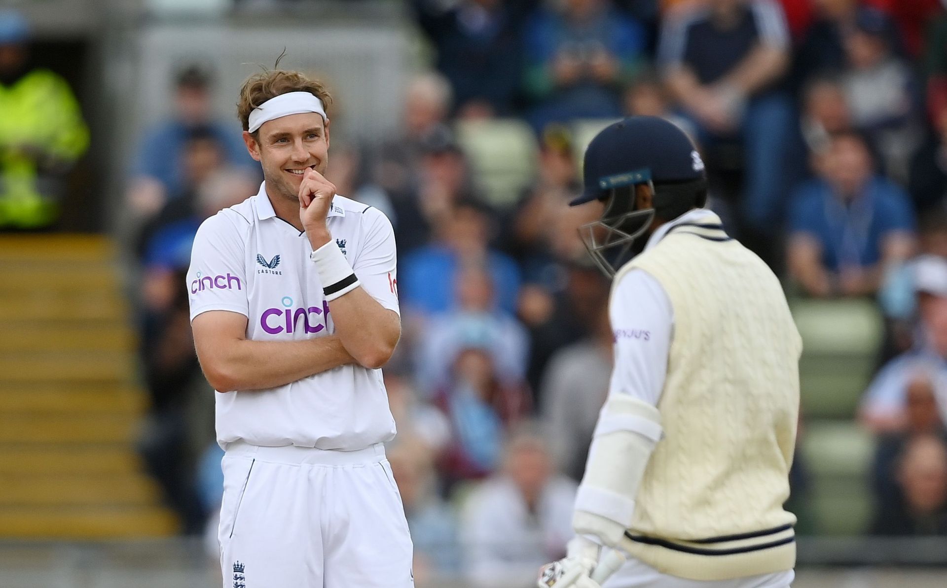 Stuart Broad bowled the most expensive over in Test cricket on Day 2 of the Edgbaston Test. Pic: Getty Images