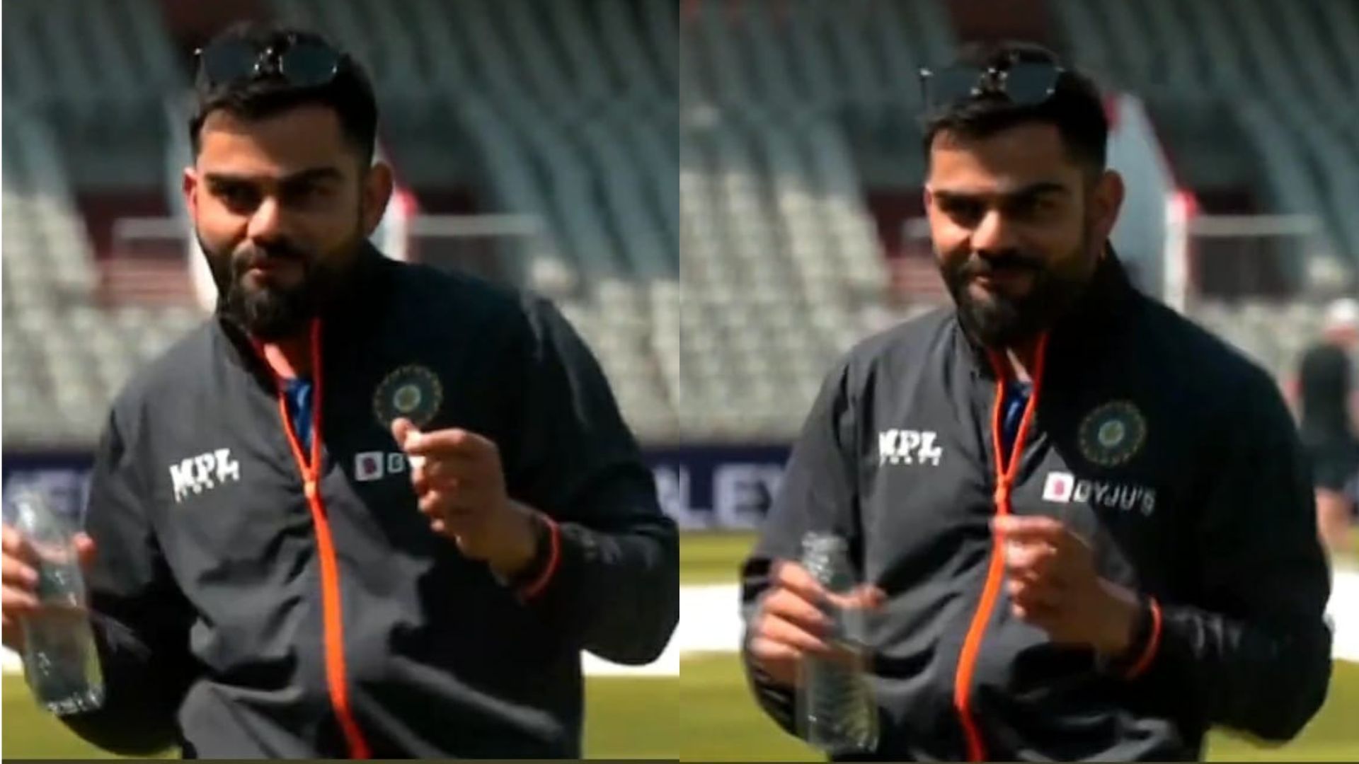 Virat Kohli looks to be in great frame of mind ahead of third ODI. (P.C.:Twitter)