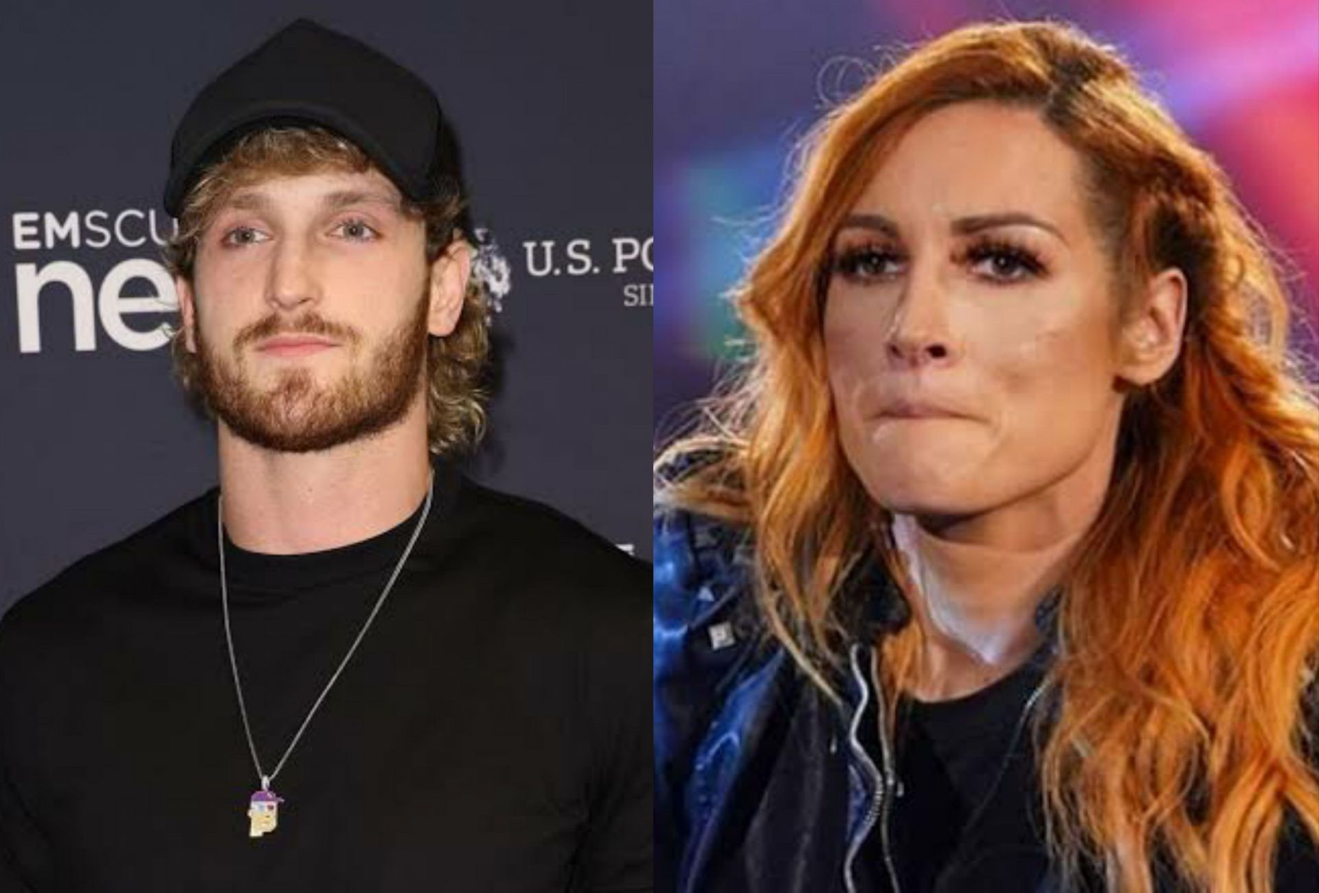 Logan Paul(left); Becky Lynch(right)