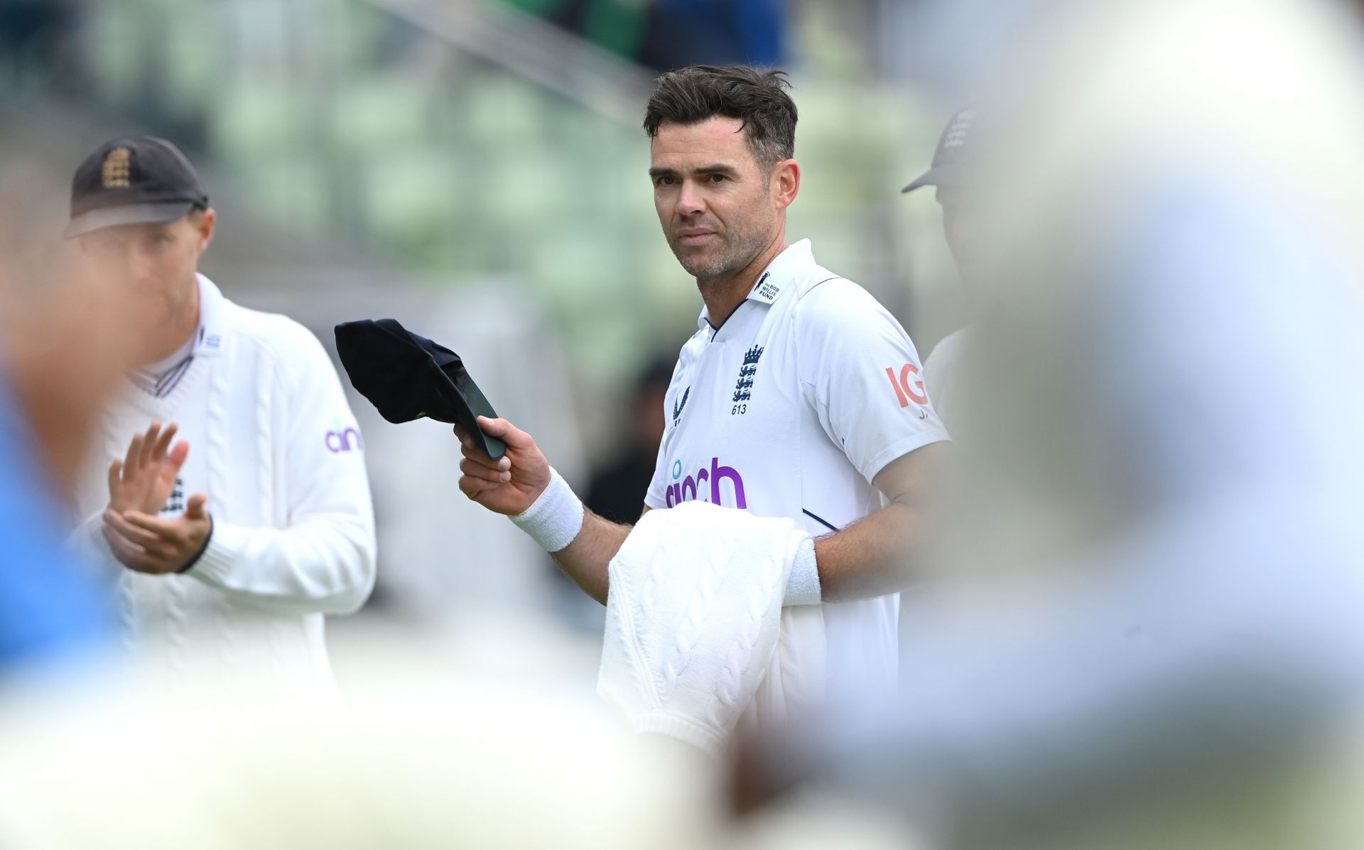 James Anderson's five-wicket haul has helped him improve his position in the ICC Test Rankings for bowlers