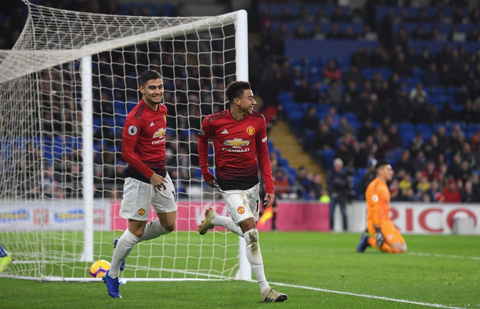 Andreas Pereira (left) and Jesse Lingard have both departed.