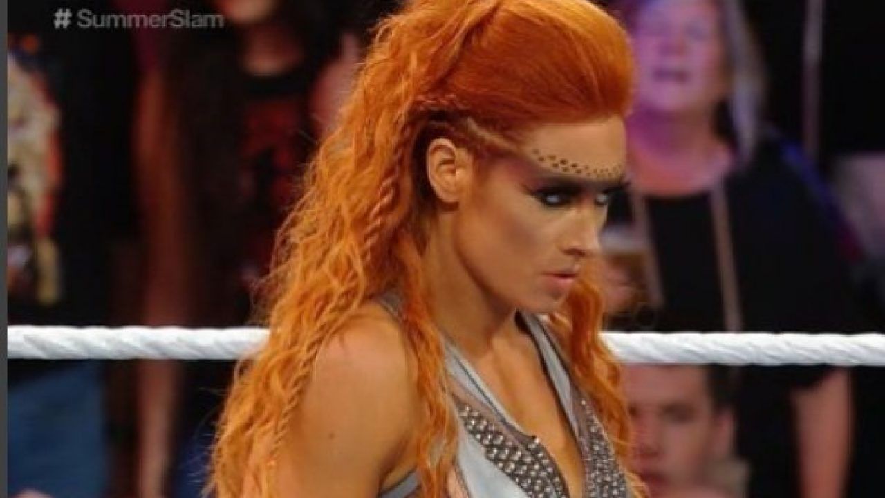 Becky Lynch didn't take her SummerSlam 2018 loss kindly.