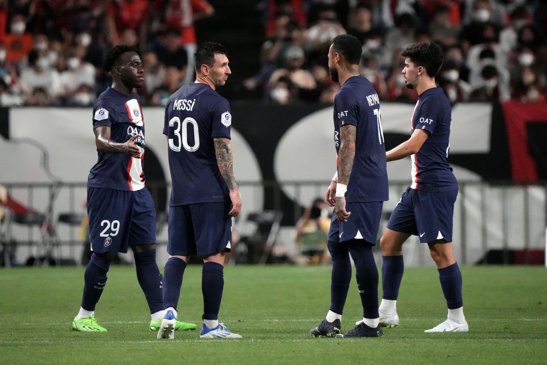 Paris Saint-Germain will conclude their pre-season tour of Japan on Monday.