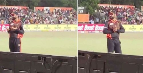 Murali Vijay pleaded with fans not to chant Dinesh Karthik's name. (Credit: Twitter)