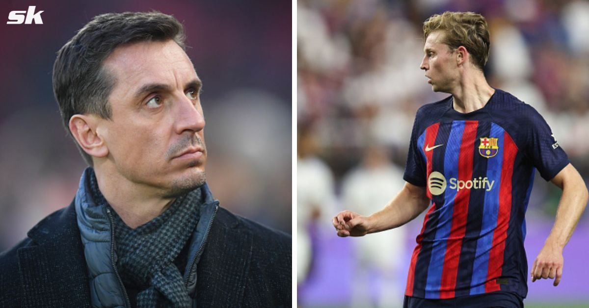Gary Neville&#039;s advice to De Jong has angered many Barca fans