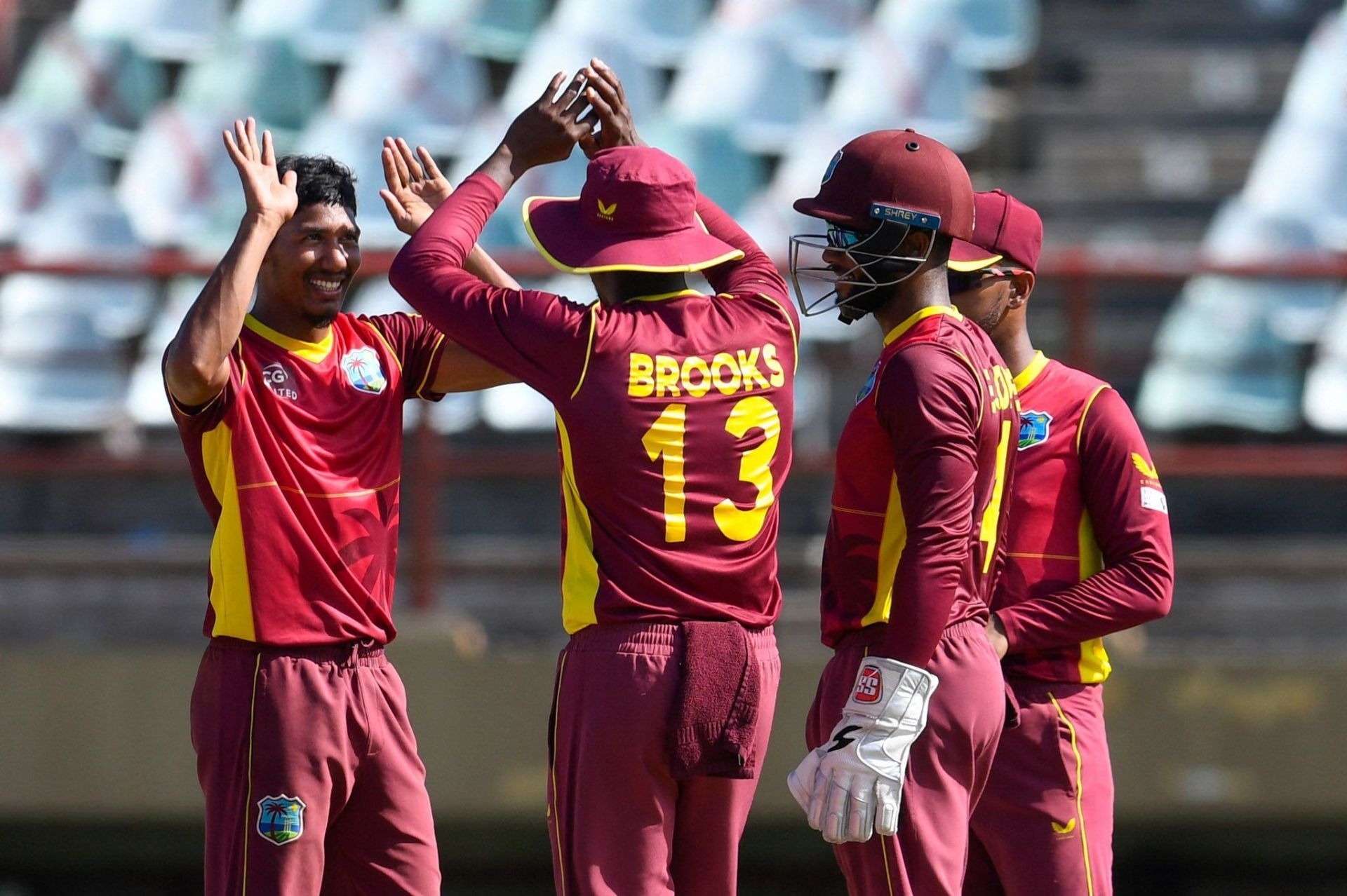 West Indies will compete in a three-match ODI series against India. (Credits: Getty)