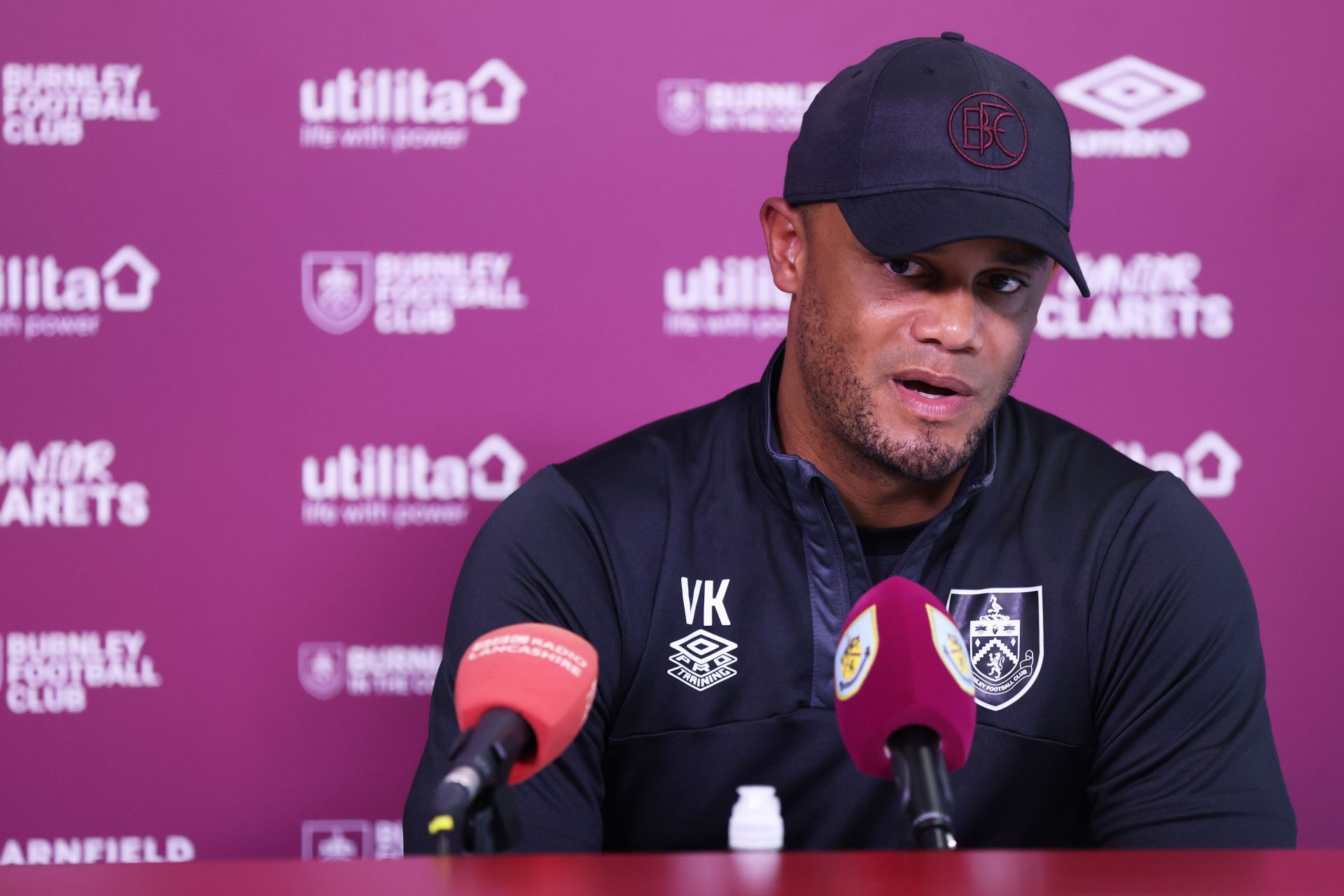 Burnley FC Manager Vincent Kompany Press Conference