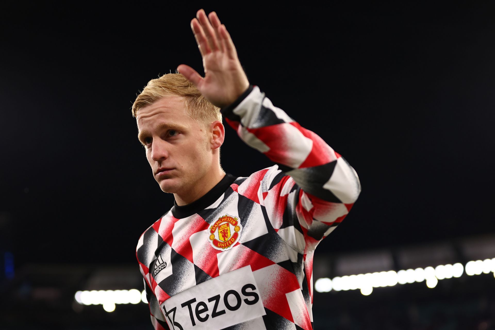 Van de Beek has cut a frustrated figure at United