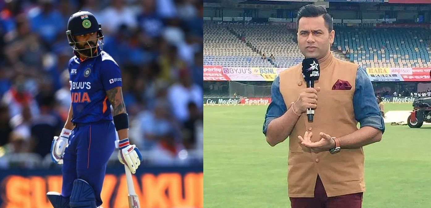 Virat Kohli (left) and Aakash Chopra.