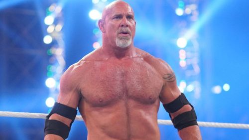 Goldberg before a match in WWE