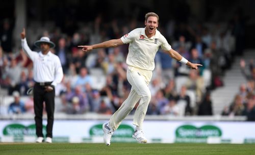 England's Stuart Broad v India at The Oval, 2018 (Getty Images)