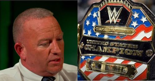 'Road Dogg' Brian James and the old United States Championship belt!