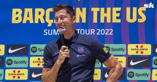 Robert Lewandowski joined Barcelona this summer