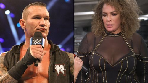 Nia Jax and Randy Orton had a moment in the ring at the 2019 Men's Royal Rumble match