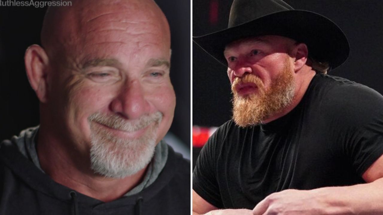 Hall of Famer Goldberg / Brock Lesnar