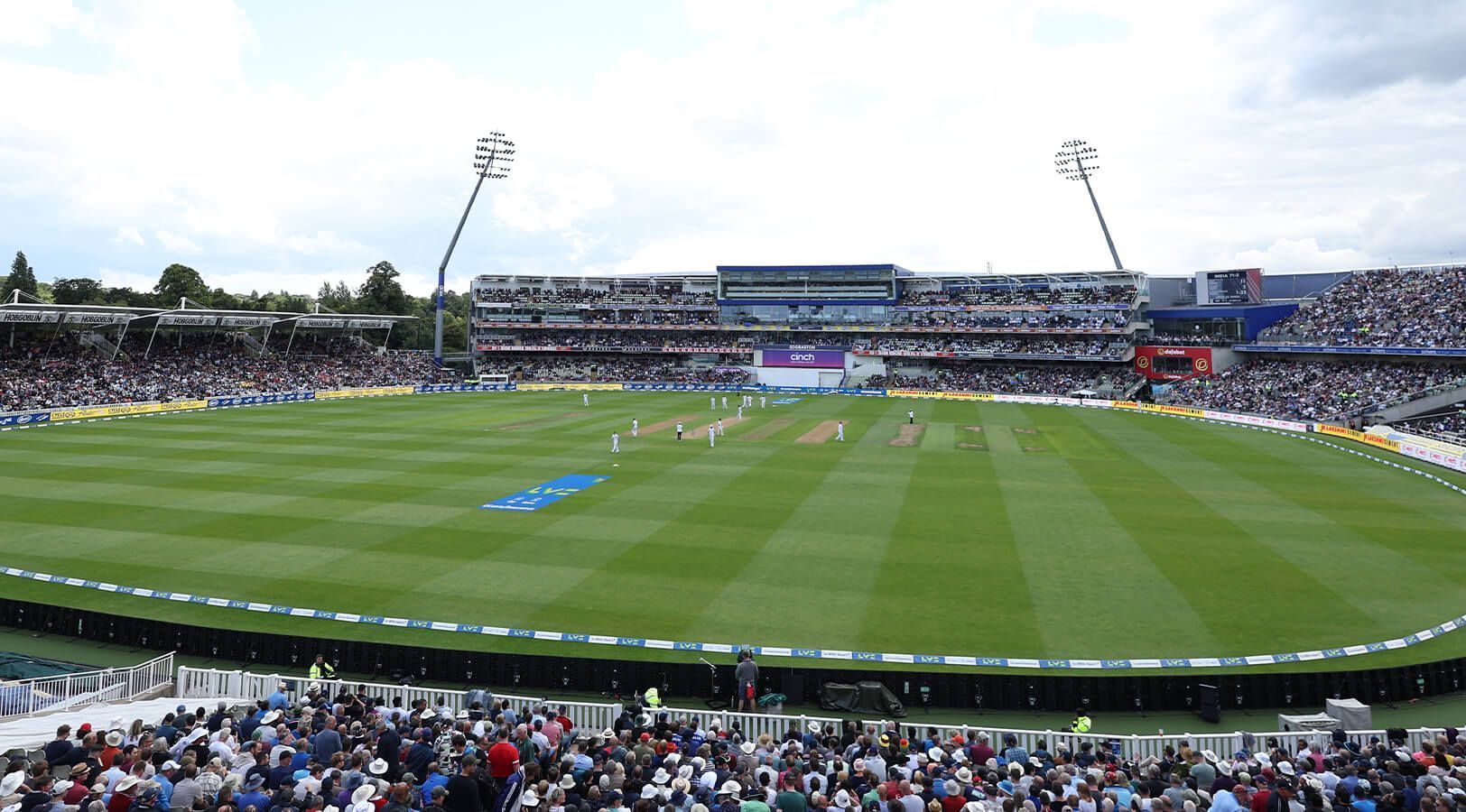 England and India facing off at Edgbaston. (Credits: Getty)