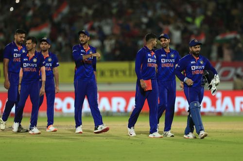 Team India during the T20I series against South Africa (Pic: Getty Images)