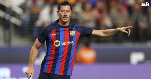 Robert Lewandowski moved to Barcelona this summer.