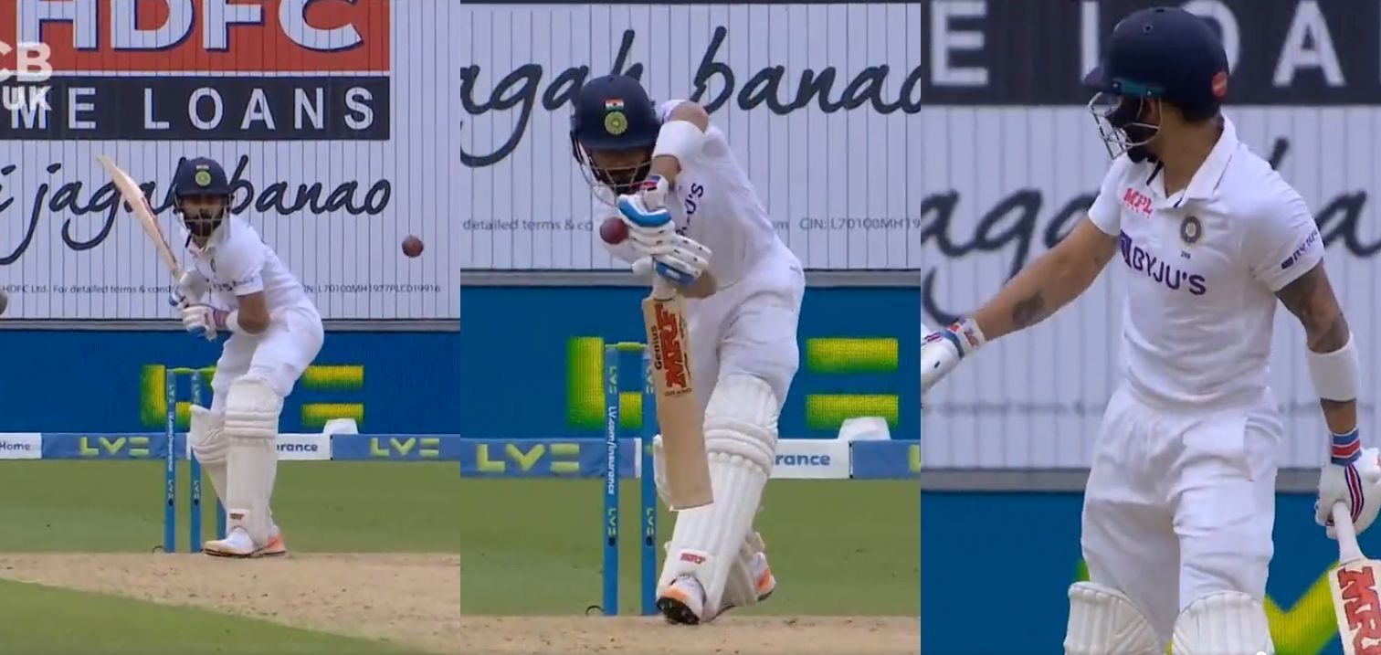 Virat Kohli got a snorter from Ben Stokes. Pic: ECB