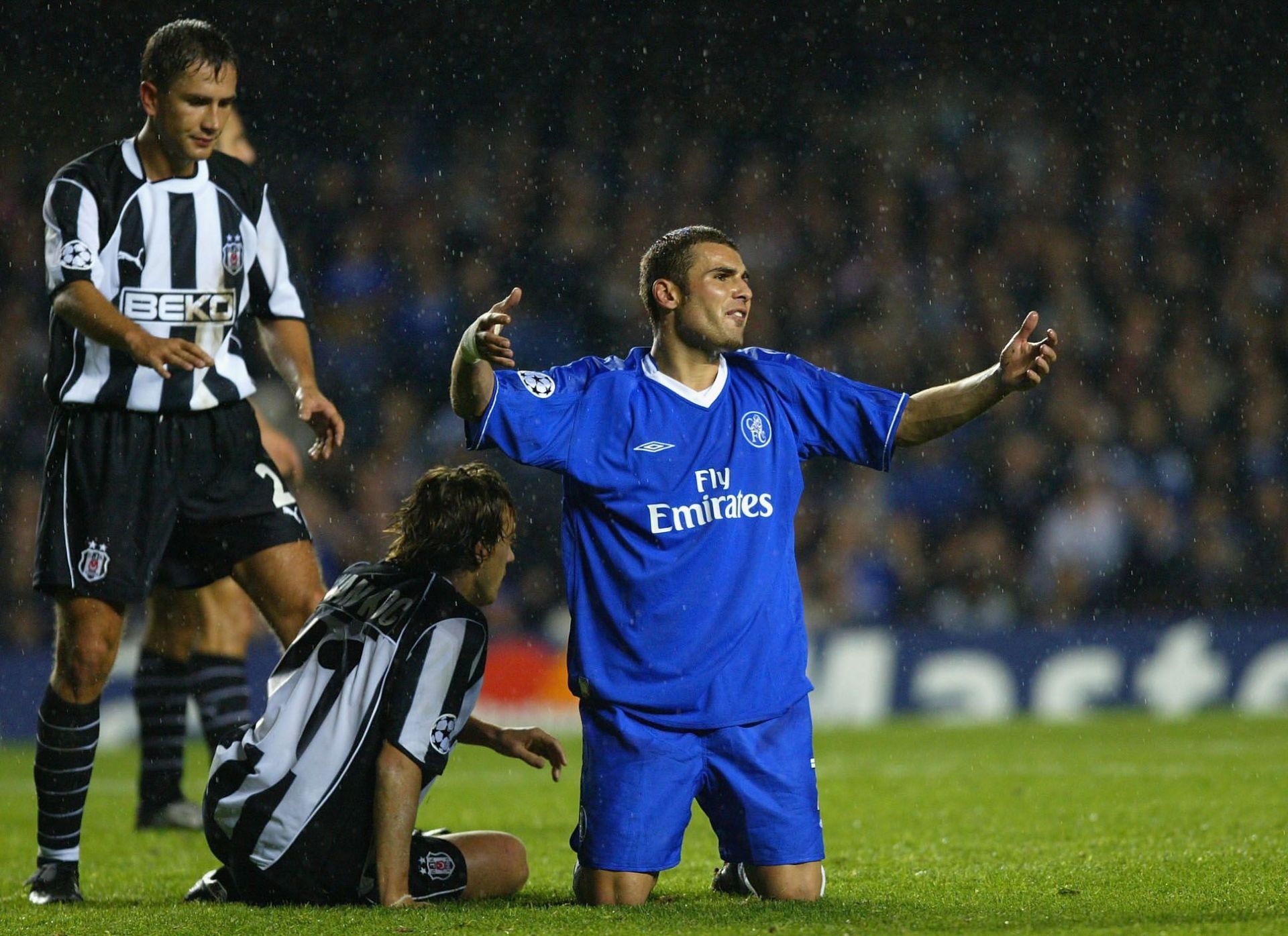  Adrian Mutu of Chelsea looks dejected...