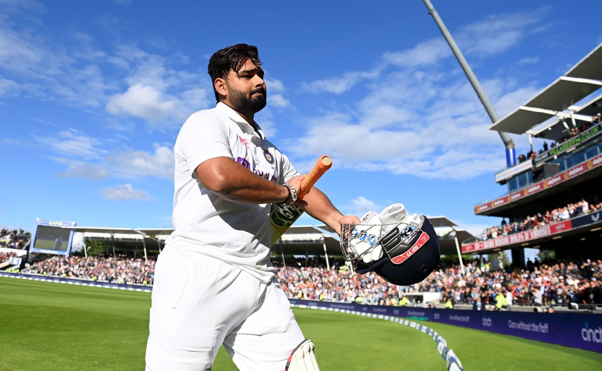 Rishabh Pant played a delightful knock of 146 runs in the first innings.