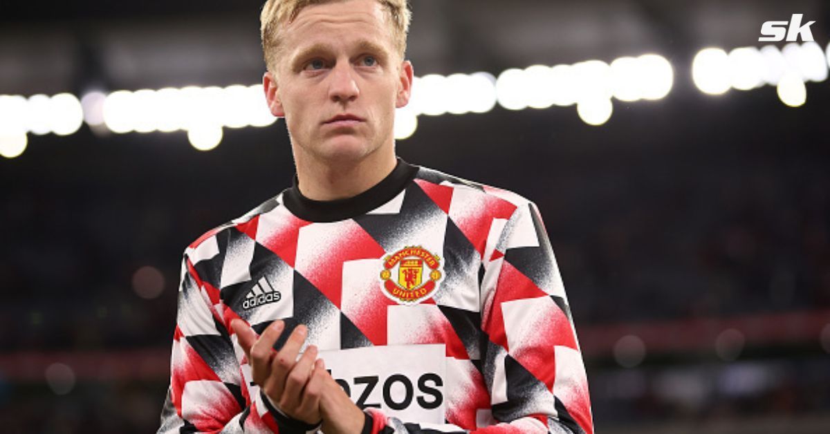 Manchester United midfielder Donny van de Beek.