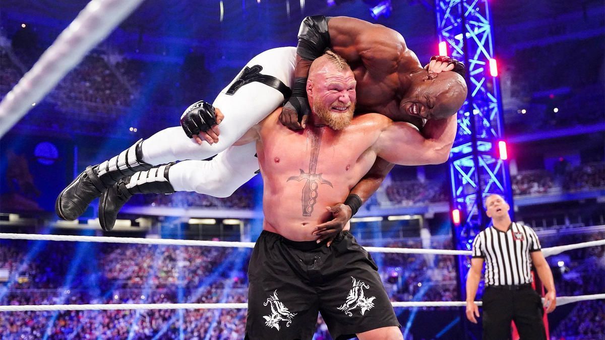 Lashley has a winning record over Lesnar.