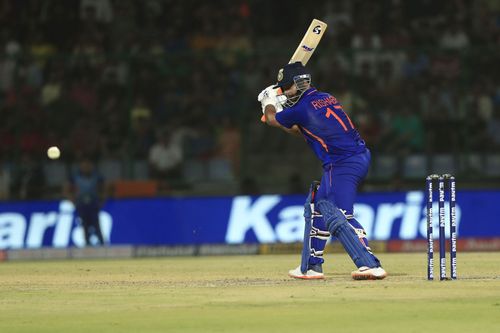 Rishabh Pant during the T20I series against South Africa. Pic: Getty Images