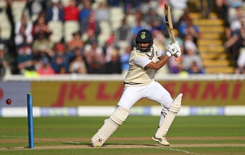 Cheteshwar Pujara performed decently against England at Edgbaston. (Credits: Getty)