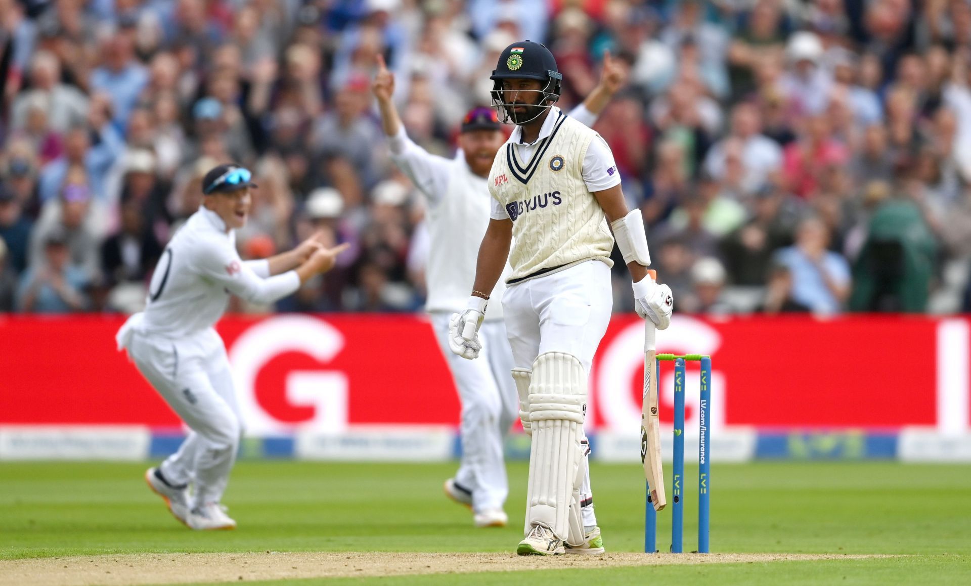 Cheteshwar Pujara could not play a substantial knock in India&#039;s first innings of the Edgbaston Test