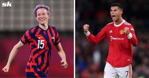 Megan Rapinoe copies Cristiano Ronaldo's celebration