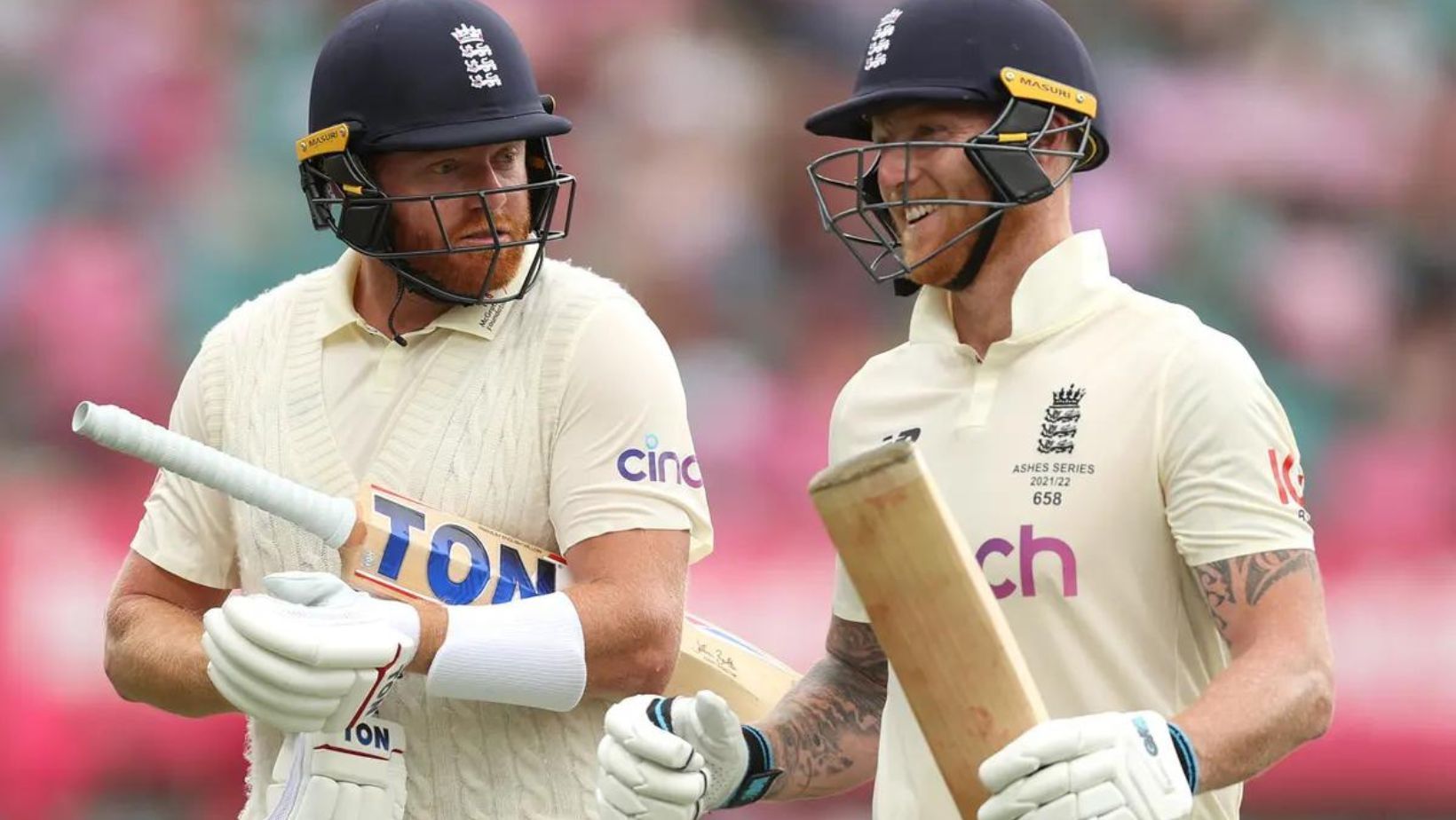 Jonny Bairstow and Ben Stokes (R). (PC: Mark Kolbe/Getty Images)