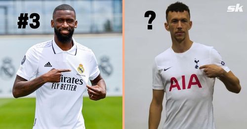 Antonio Rudiger (left) and Ivan Perisic (right)